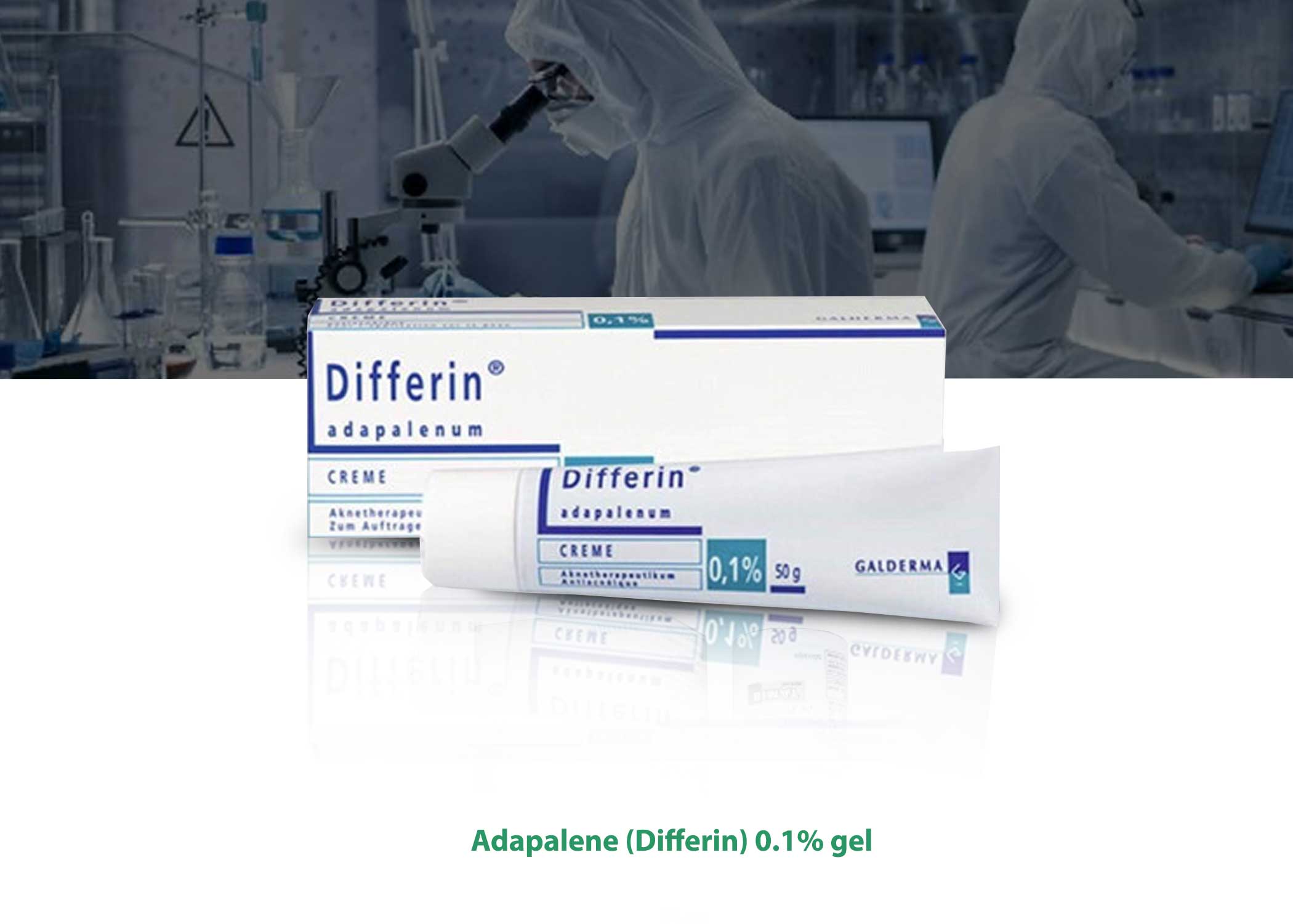 Adapalene Differin 0.1 gel