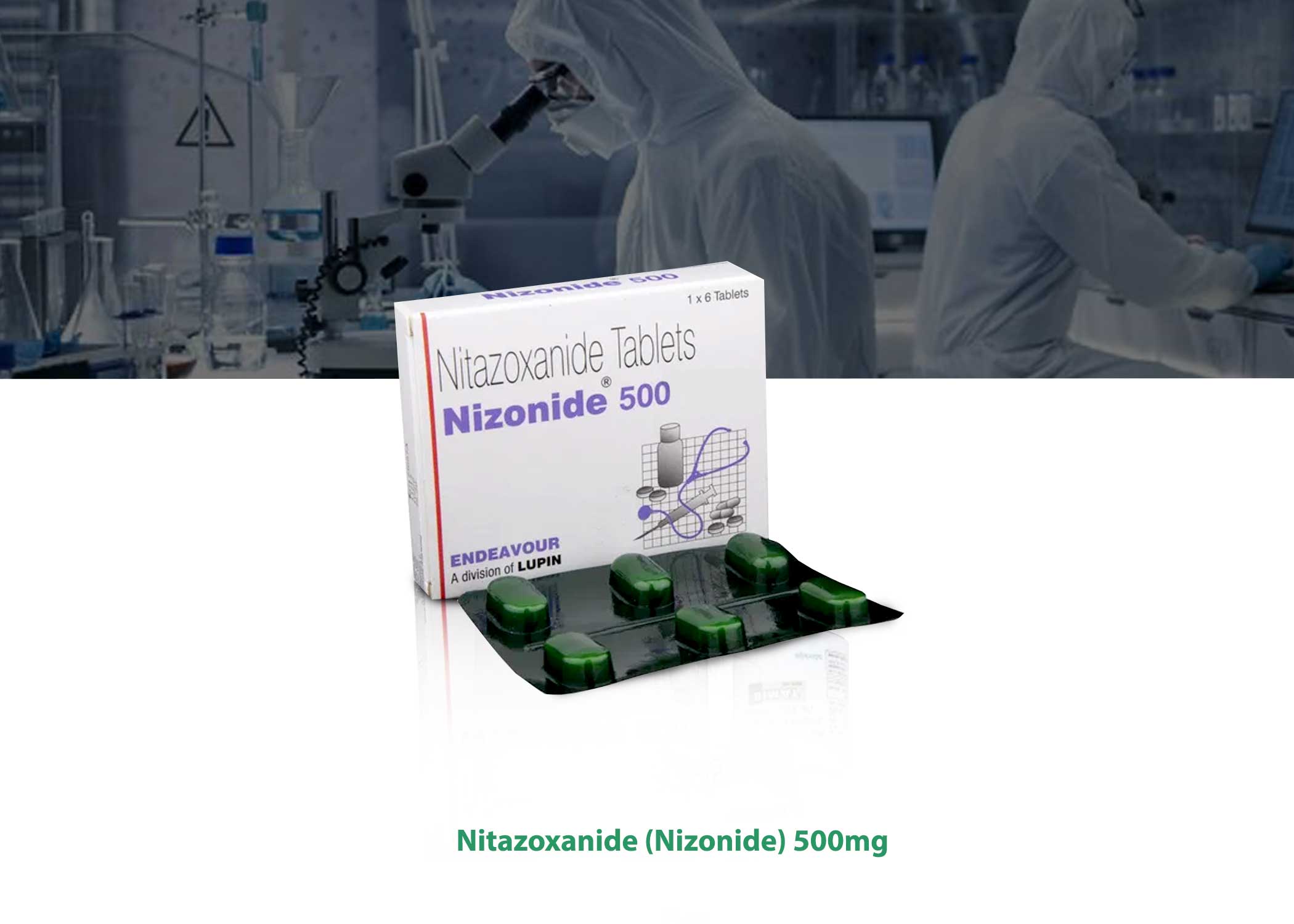 Nitazoxanide Nizonide 500mg