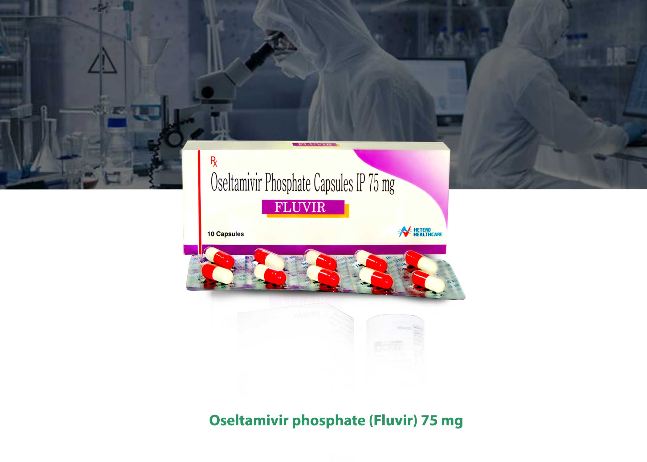 Oseltamivir phosphate Fluvir 75 mg